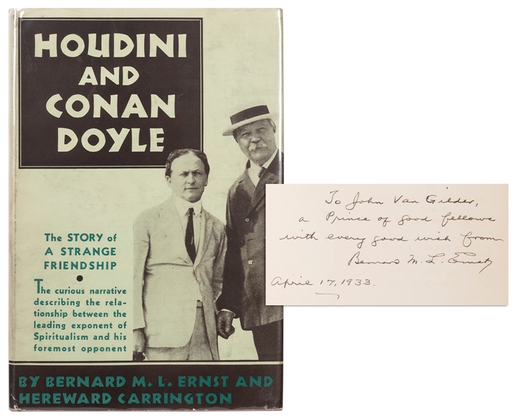  [DOYLE, Arthur Conan (1859–1930)]. –– ERNST, Bernard M. L. ...