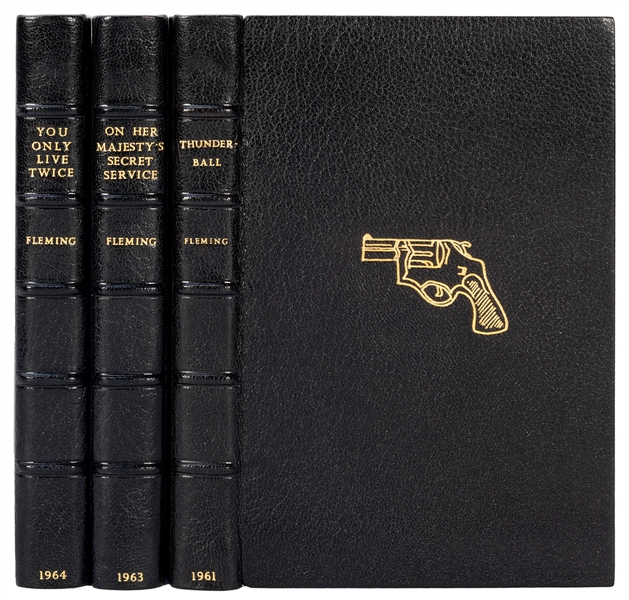  FLEMING, Ian (1908–1964). Three Finely Bound FIRST EDITIONS...