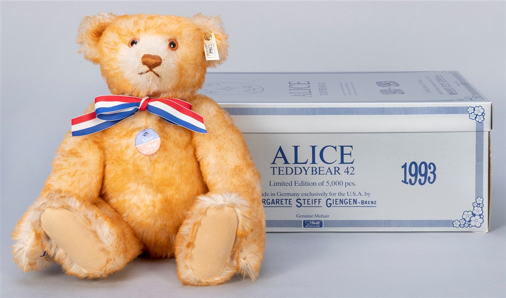  Steiff Alice Teddy Bear 1903 / 1993 LE. Limited edition of ...