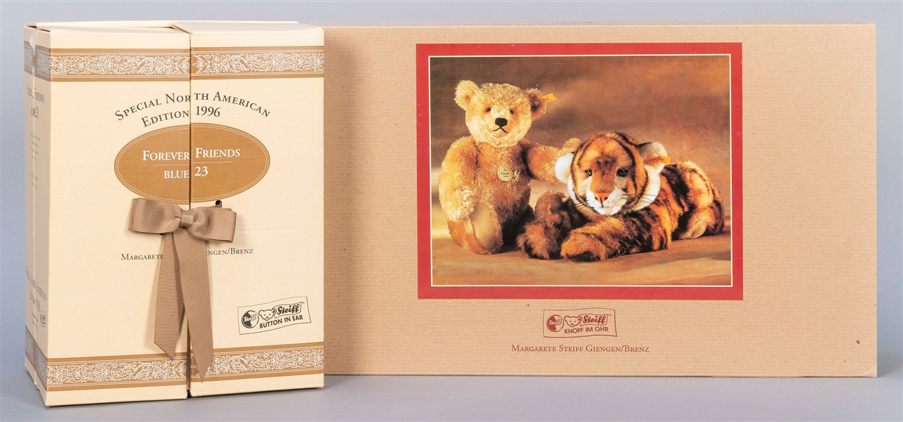  Pair of Steiff Teddy Bear Sets. Including: 1997 Teddy Bear ...