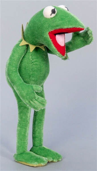  Steiff Kermit the Frog 2009 Muppets LE Figure. Low-numbered...