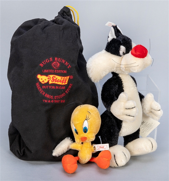  Steiff 1997/98 Sylvester and Tweety and Bugs Bunny Warner B...