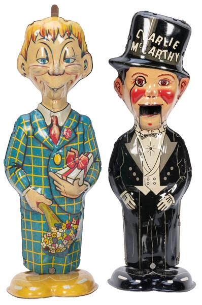  Marx Charlie McCarthy and Mortimer Snerd Walker Toys. 1939....