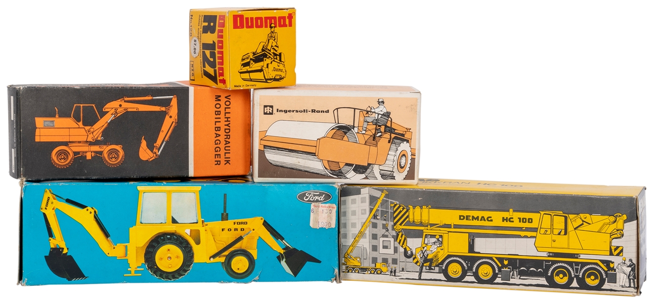 Group of NZG / West German Diecast Construction Vehicles. I...