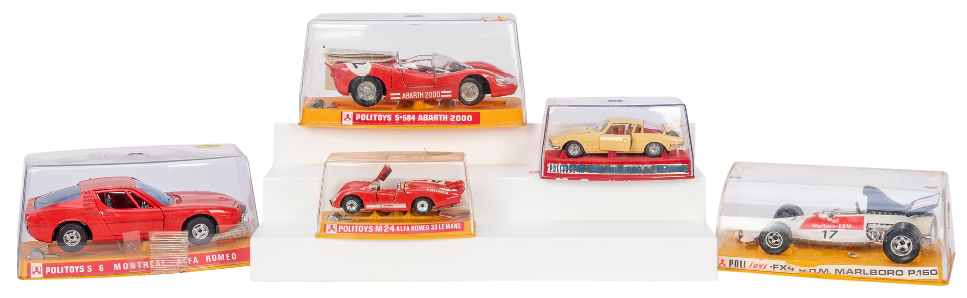  Group of 5 Politoys Diecast Sports Car in Boxes. Including ...