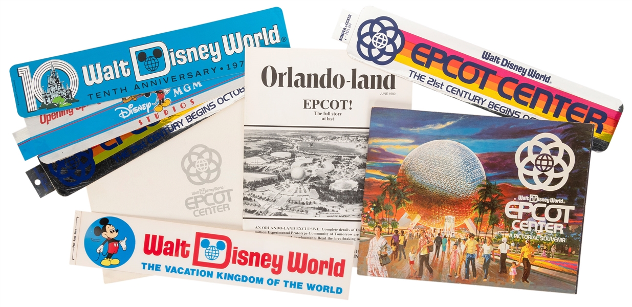  Lot of Walt Disney World Epcot Center Items. Includes Imagi...