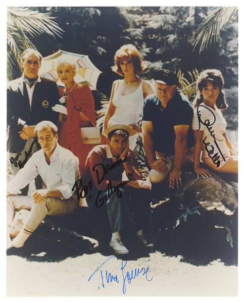  Gilligan’s Island Signed Cast Photo. Color photograph of th...