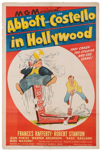  Abbott and Costello in Hollywood. Metro-Goldwyn-Mayer, 1945...