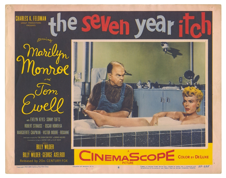  The Seven Year Itch. 20th Century Fox, 1955. Lobby card (11...