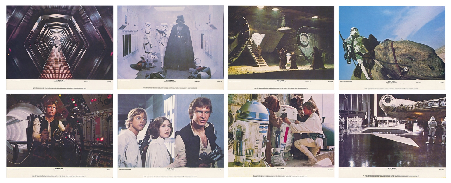  Star Wars Lobby Card Set. 20th Century Fox, 1977. Set of ei...