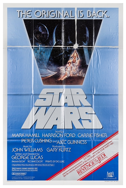  Star Wars. Twentieth Century Fox, R-1982. One sheet poster ...