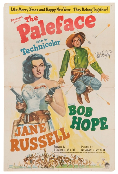  The Paleface. Paramount, 1948. One sheet (41 x 27”). Starri...