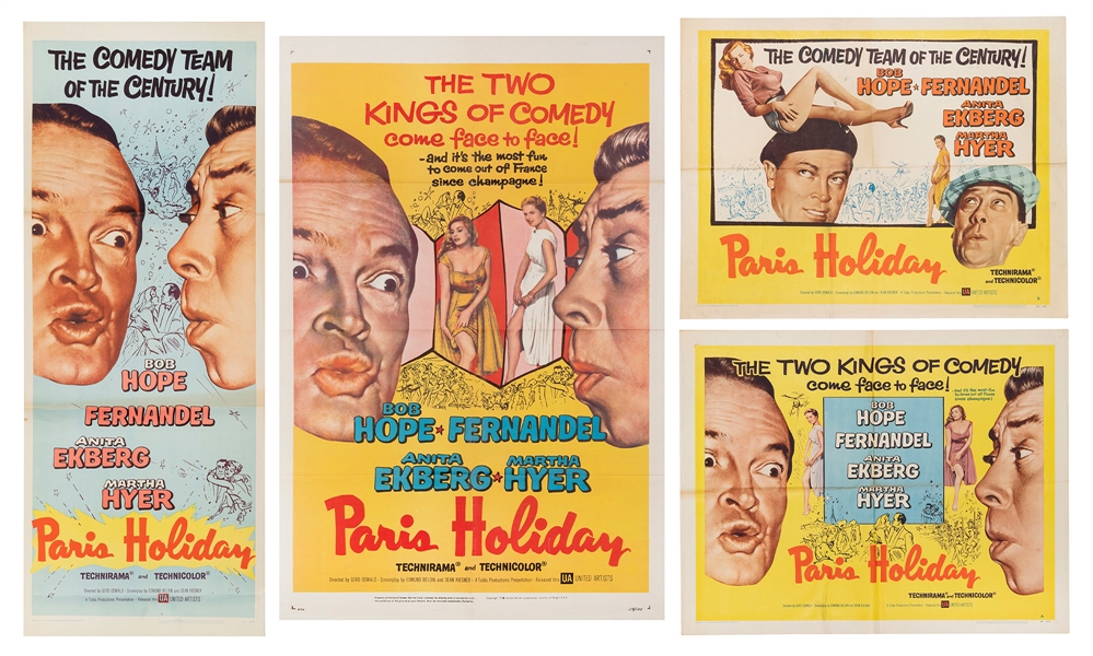  Paris Holiday. Four Posters. United Artists, 1958. Includes...