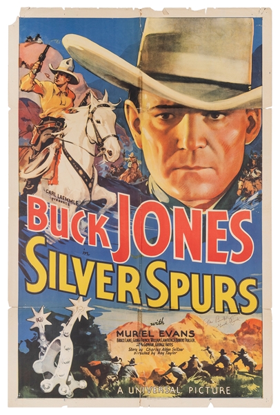  Silver Spurs. Universal, 1936. One sheet (41 x 27”). Classi...