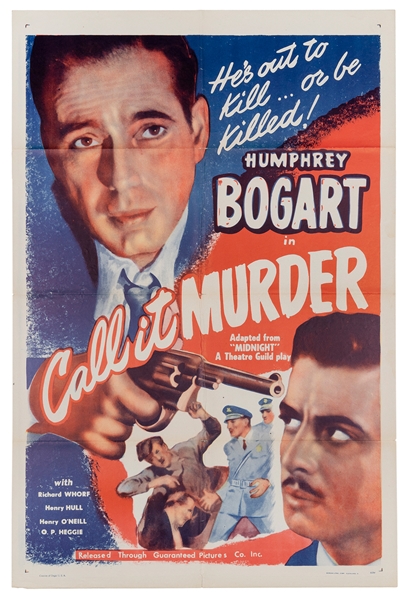  Call It Murder [Midnight]. Guaranteed Pictures, R-1947. One...