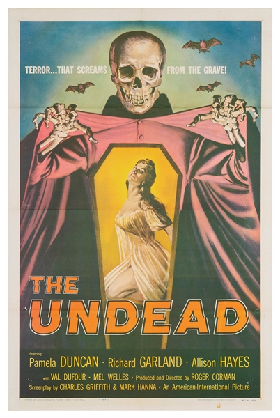  The Undead. American International Pictures, 1957. One shee...