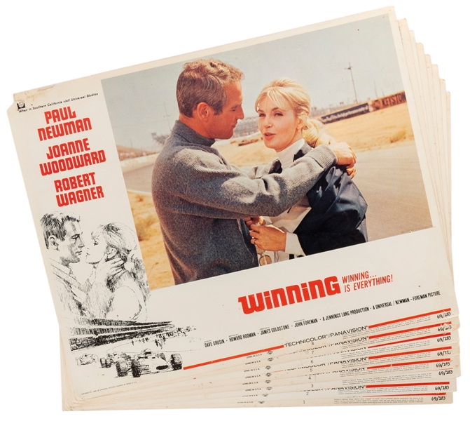  Winning. Universal Pictures, 1969. Full set of eight lobby ...