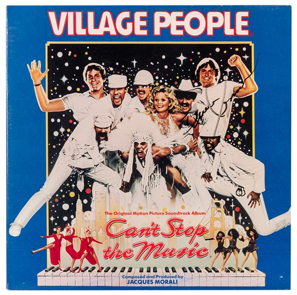  The Village People Signed Album. Can’t Stop the Music. Casa...