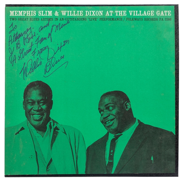  Willie Dixon Signed Album. Memphis Slim and Willie Dixon at...