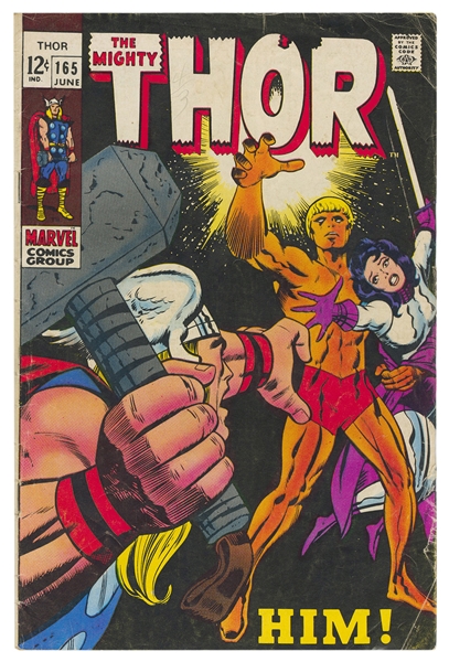  The Mighty Thor # 165. Marvel Comics, 1969. First full-leng...