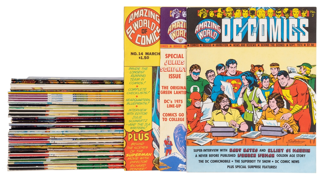  Amazing World of DC Comics and Other Comics Magazines Lot. ...