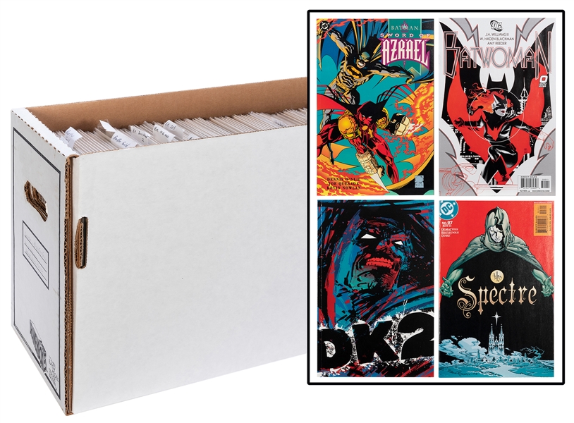  Lot of 8 Comic Boxes of Batman-Related Comics. DC Comics, 1...