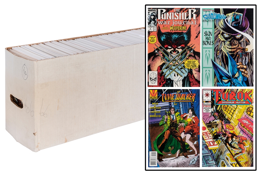  Lot of 4 Comic Boxes of Marvel Comic Books. 1980s-2000s (va...