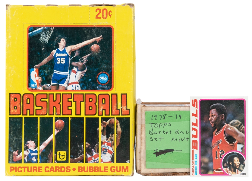  1979–1980 Topps Basketball 20–Cent Wax Box with 36 Unopened...