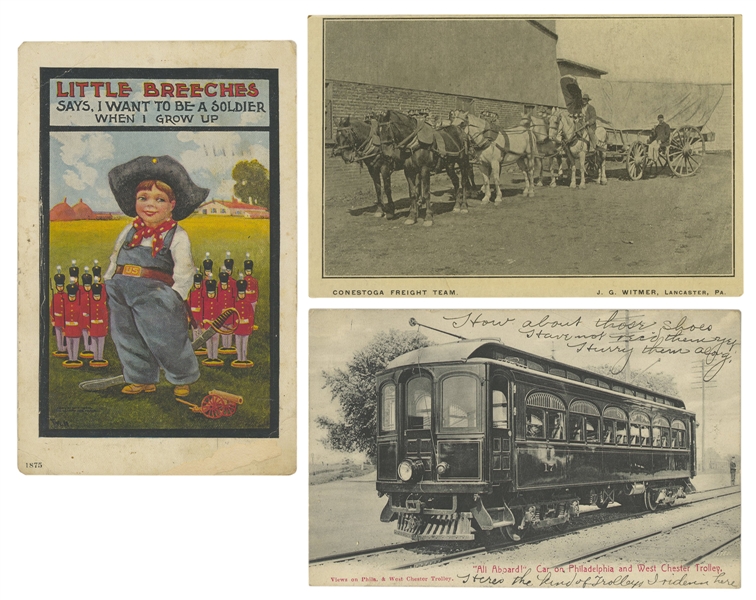  Lot of Better Postcards. Bulk pre-1920. Collection of assor...