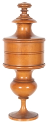  Melting Pot Coin Vase. Circa 1880. Boxwood vase allows the ...