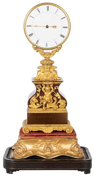  Robert-Houdin Mystery Clock. Paris, ca. 1840. Striking eigh...