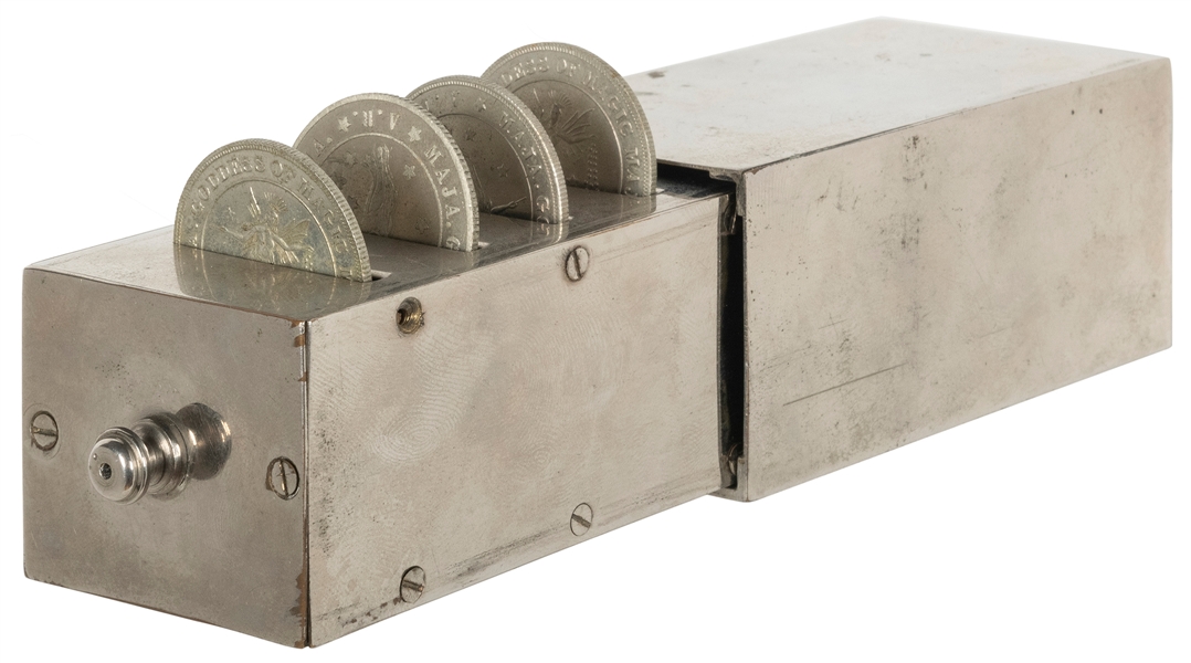  Coin Vanishing Drawer Box. Hamburg: Carl Willmann, ca. 1915...