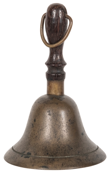  Davenport Brothers Spirit Séance Bell. Small brass bell wit...