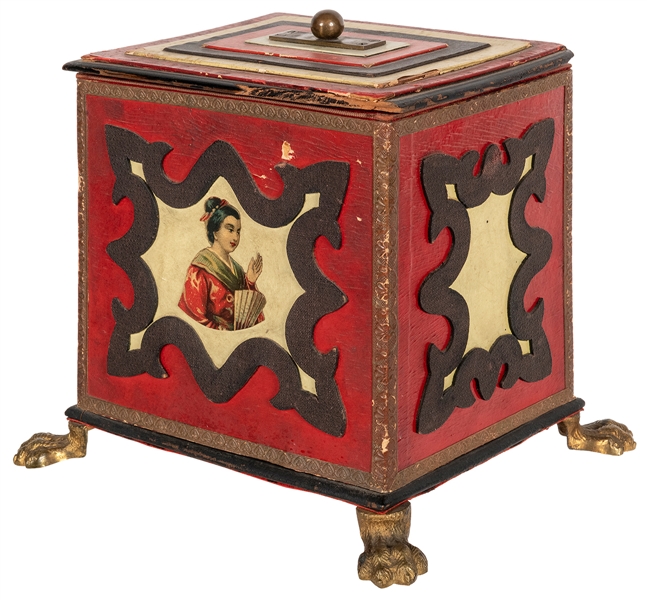  Transformation or Bird Box. Holland: Okito [?], ca. 1900. V...