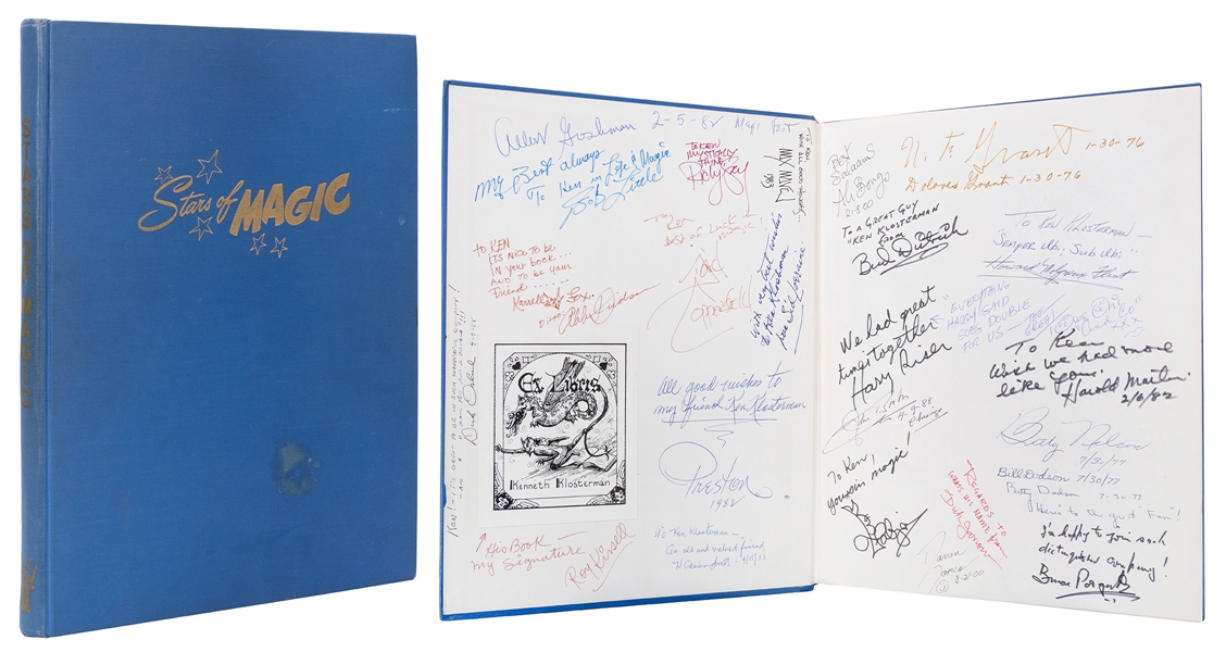  [Autographs] Stars of Magic. New York: Louis Tannen, 1961. ...