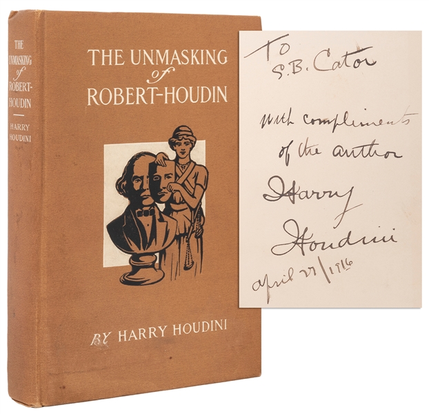  Houdini, Harry (Ehrich Weisz). The Unmasking of Robert-Houd...