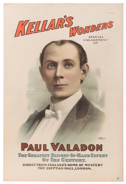  Valadon, Paul. Kellar’s Wonders. Special Engagement of Paul...