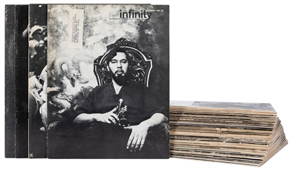  [INFINITY MAGAZINE]. A group of 41 issues. New York, 1966–1...