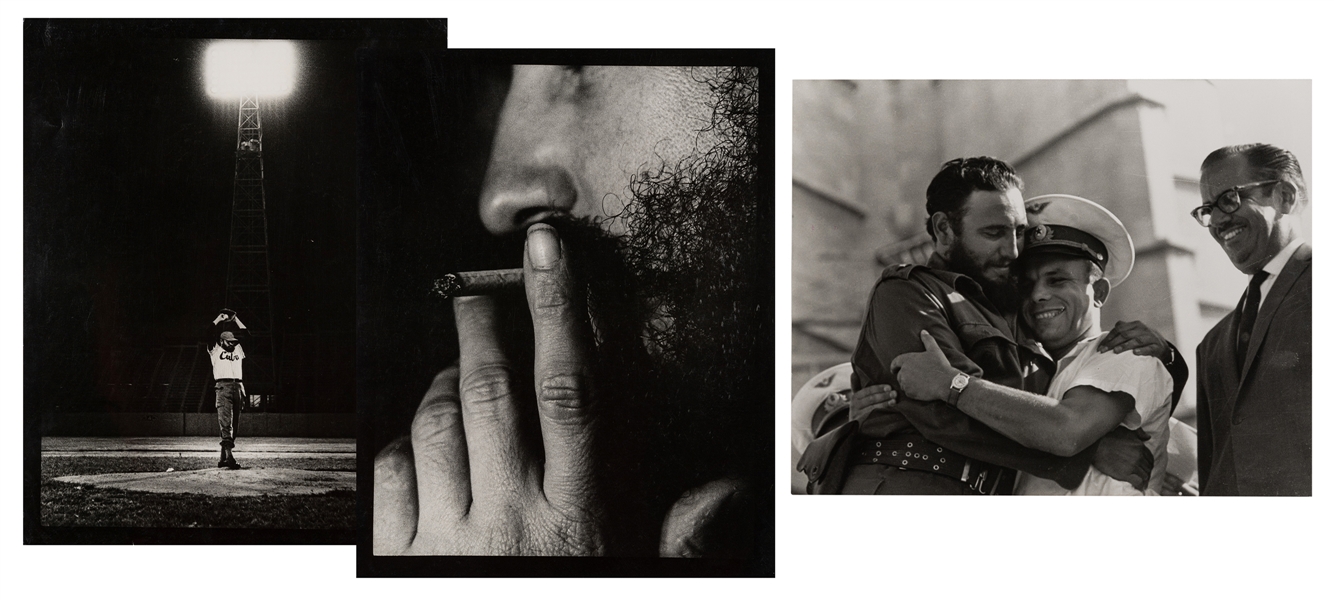  SALAS, Roberto (Cuban, b. 1940). A trio of photographs of F...