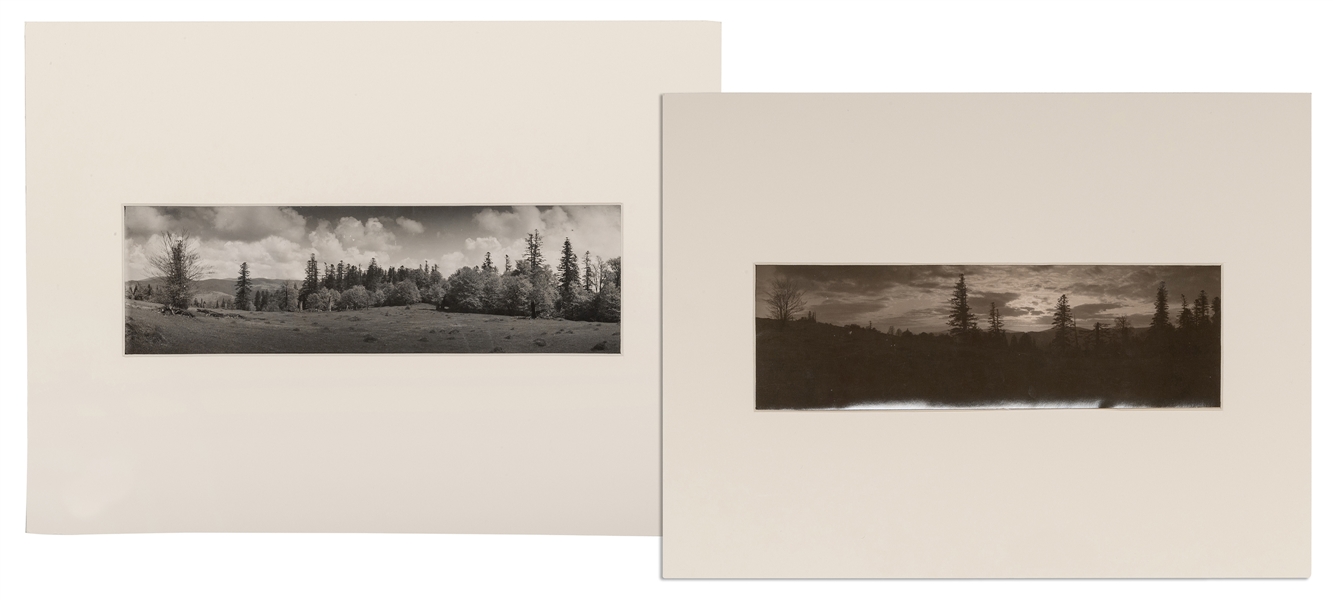  SUDEK, Josef (Czech, 1896-1976). Pair of panoramas of the B...