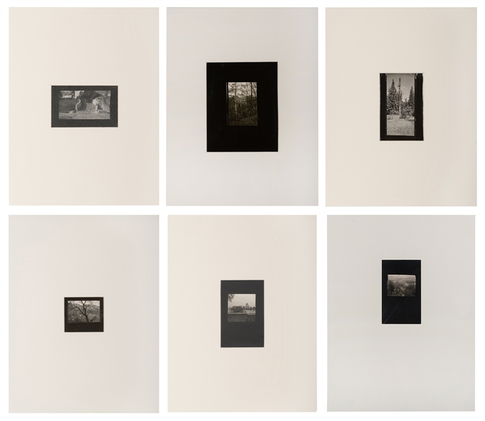  SUDEK, Josef (Czech, 1896-1976). A group of six photographs...