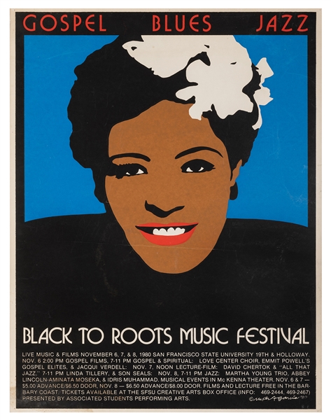  GARCIA, Rupert. Black to Roots Music Festival. San Francisc...