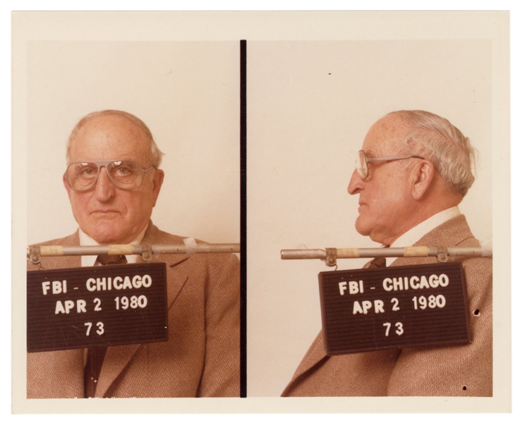  [CRIME]. A mugshot photograph of a known Chicago mob boss. ...