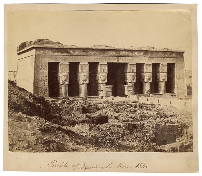  [EGYPT]. A group of late 19th century photographs. 23 album...