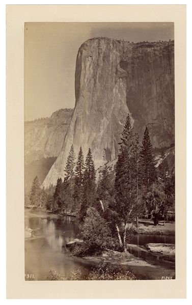  FISKE, George (American, 1835–1918). El Capitan, Yosemite V...