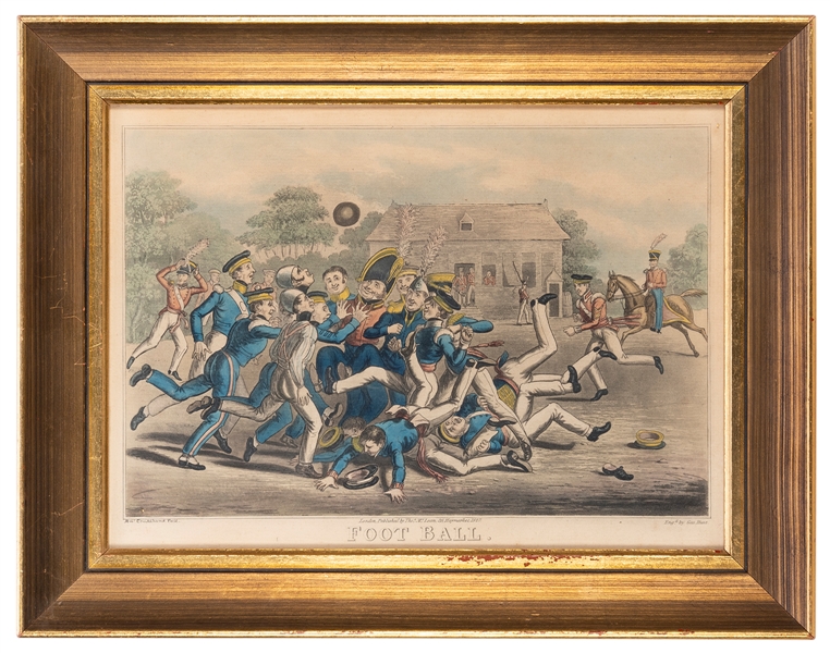 [FOOTBALL]. CRUIKSHANK, George (1792-1878). Foot Ball. Lond...