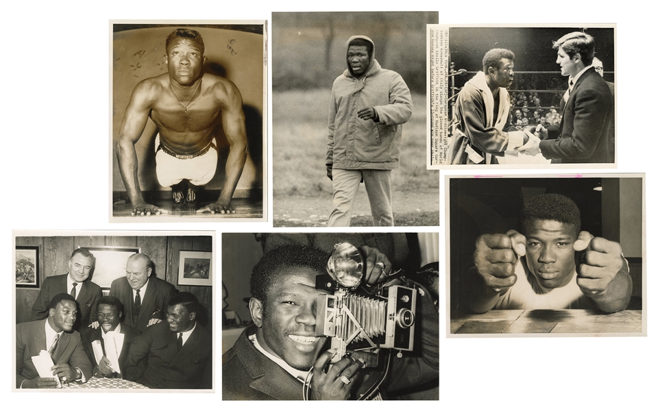  GRIFFITH, Emile (1938-2013). Group of six photographs. 1962...