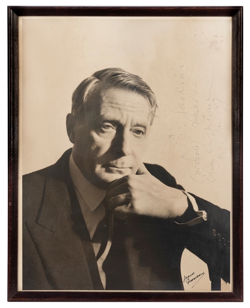  MUNCH, Charles (1891-1968). Signed photograph. Circa 1940s....