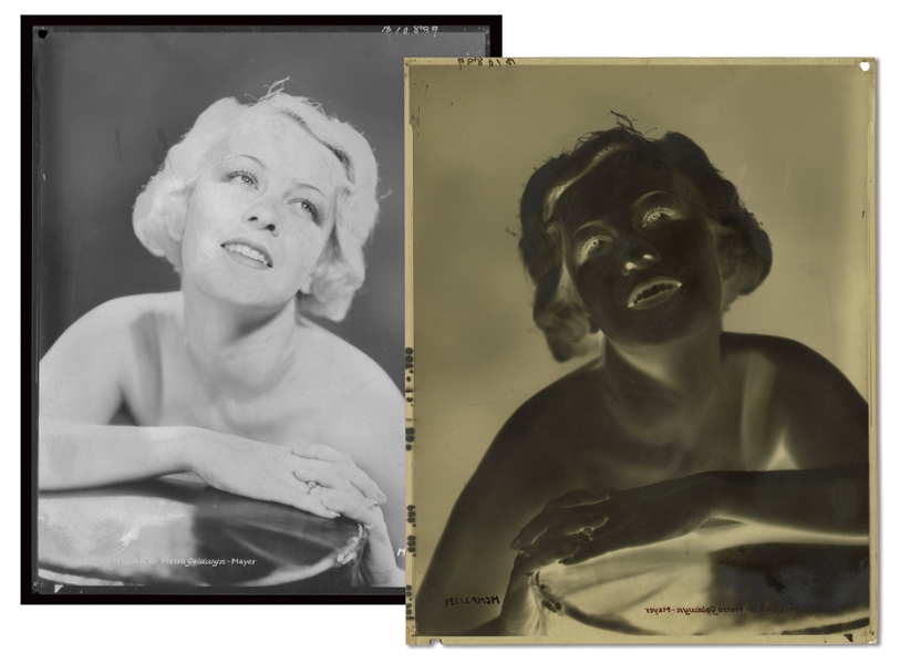  [MILLARD, Helene (1905-1974)]. Photographic negative of MGM...