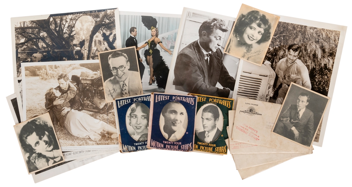  [MOVIE STARS]. Collection of movie star photo cards and pub...